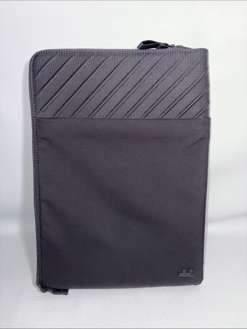 Tomtoc Black Slim Laptop Padded Sleeve 2 Sides Zip Closure